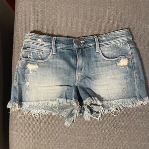 Joe's Jeans women's blue denim cut-off shorts size 26.